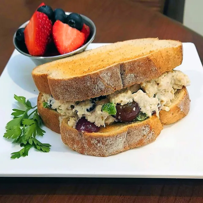 Chicken Salad Sandwich Chicken Salad Sandwich - The Iris Senior Living